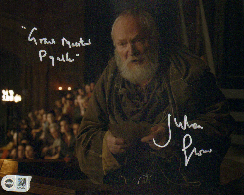 Julian Glover as Grand Master Pycelle in Game of Thrones (SWAU) Signed 8x10 Photo