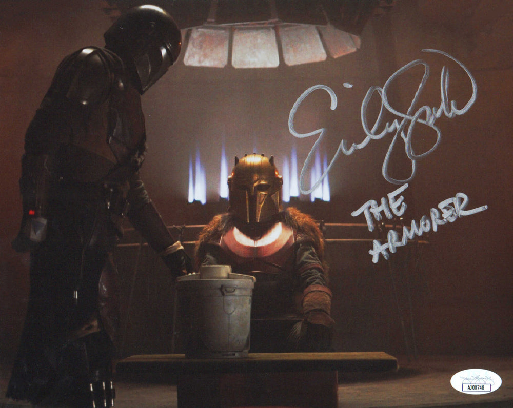 Emily Swallow as the Armorer in Star Wars: The Mandalorian (JSA) Signed 8x10 Photo