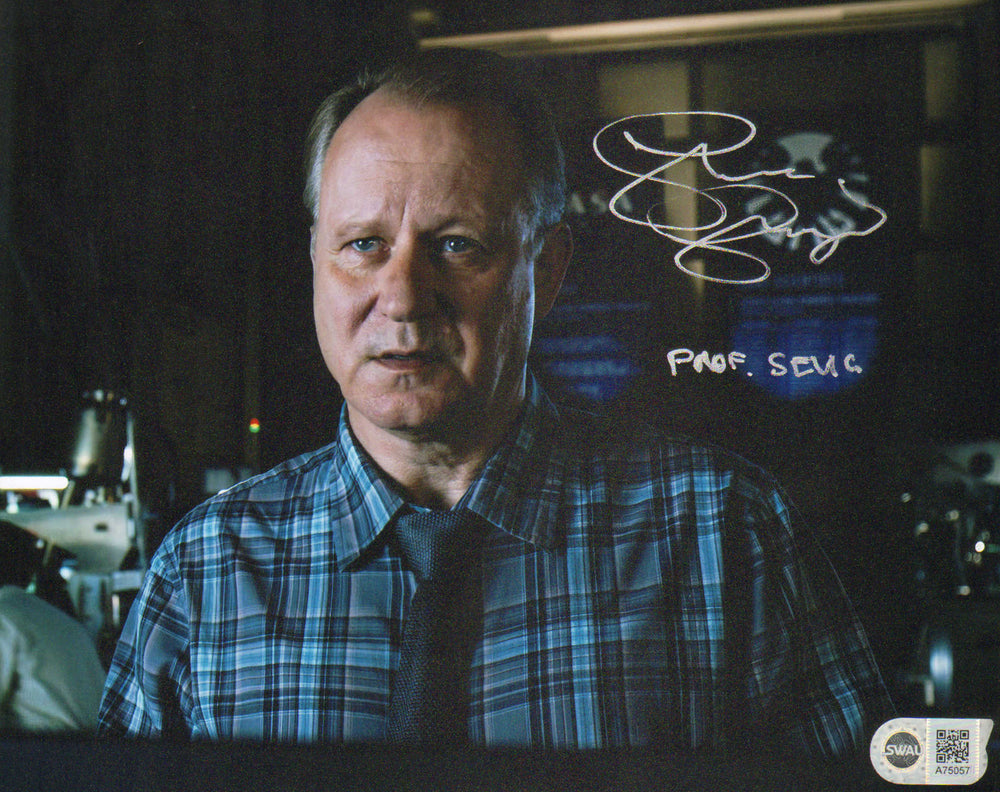 Stellan Skarsgård as Erik Selvig in Marvel's The Avengers (SWAU) Signed 8x10 Photo with Character Name