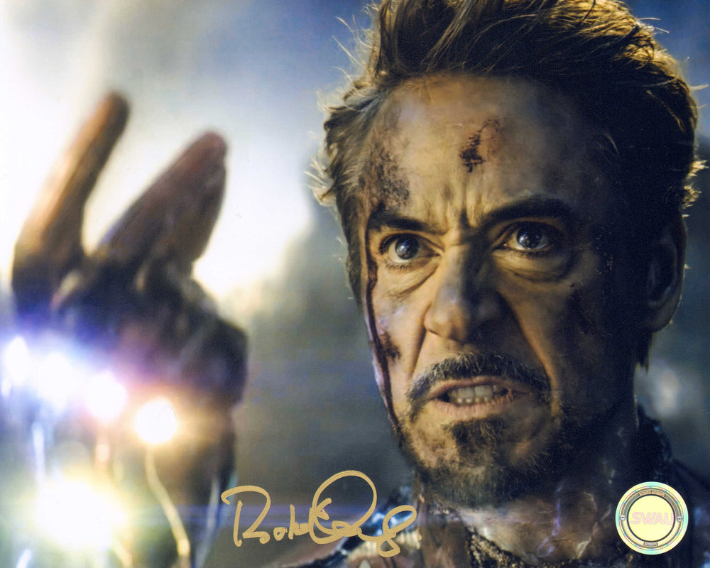 Robert Downey Jr as Tony Stark / Iron Man in Avengers: Endgame (SWAU) Signed 8x10 Photo