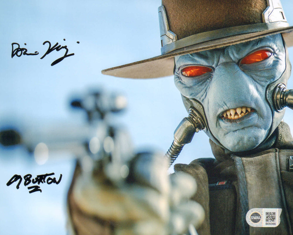 Corey Burton & Dorian Kingi as Cad Bane in Star Wars: The Book of Boba Fett (SWAU) Signed 8x10 Photo