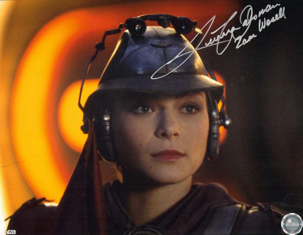 Leeanna Walsman as Zam Wesell in Star Wars Episode II: Attack of the Clones (SWAU) Signed 11x14 Photo with Character Name