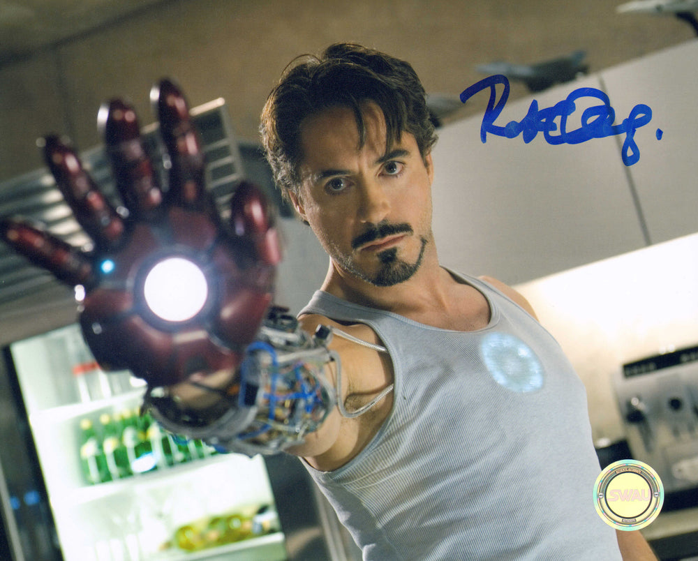 Robert Downey Jr. as Tony Stark / Iron Man in Iron Man (SWAU) Signed 8x10 Photo