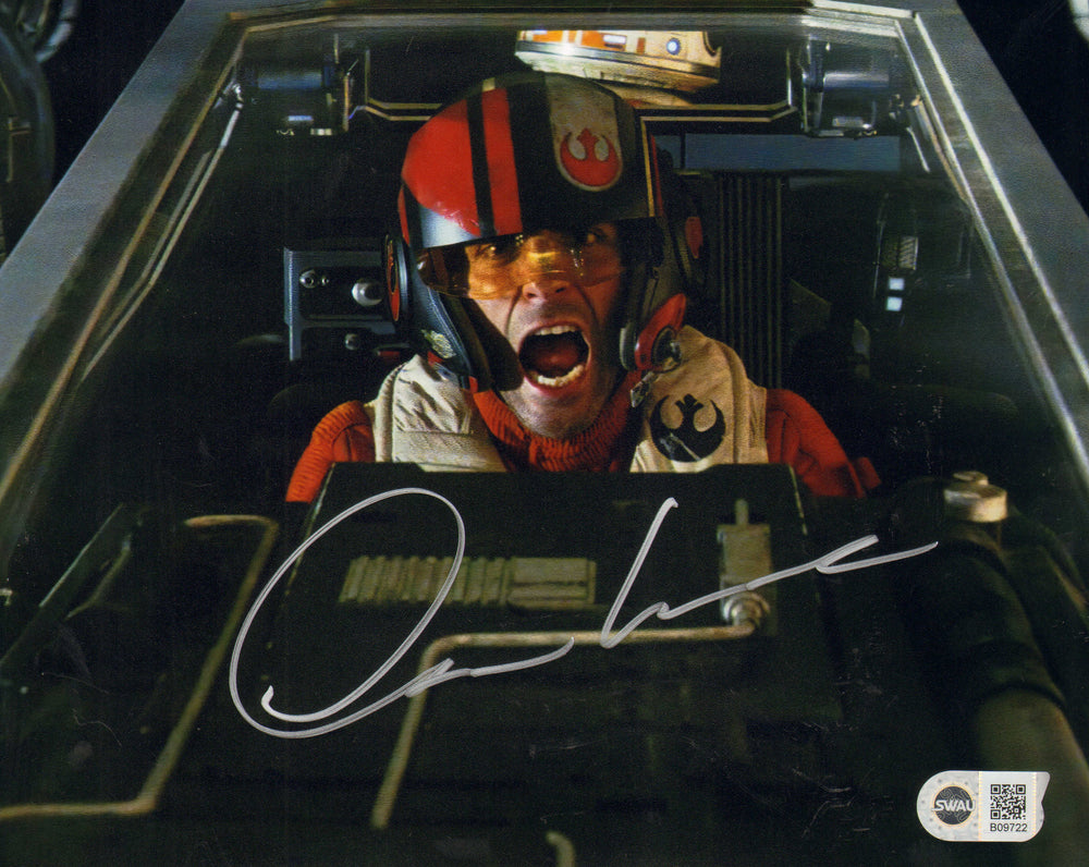 Oscar Isaac as Poe Dameron in Star Wars: The Force Awakens (SWAU) Signed 8x10 Photo