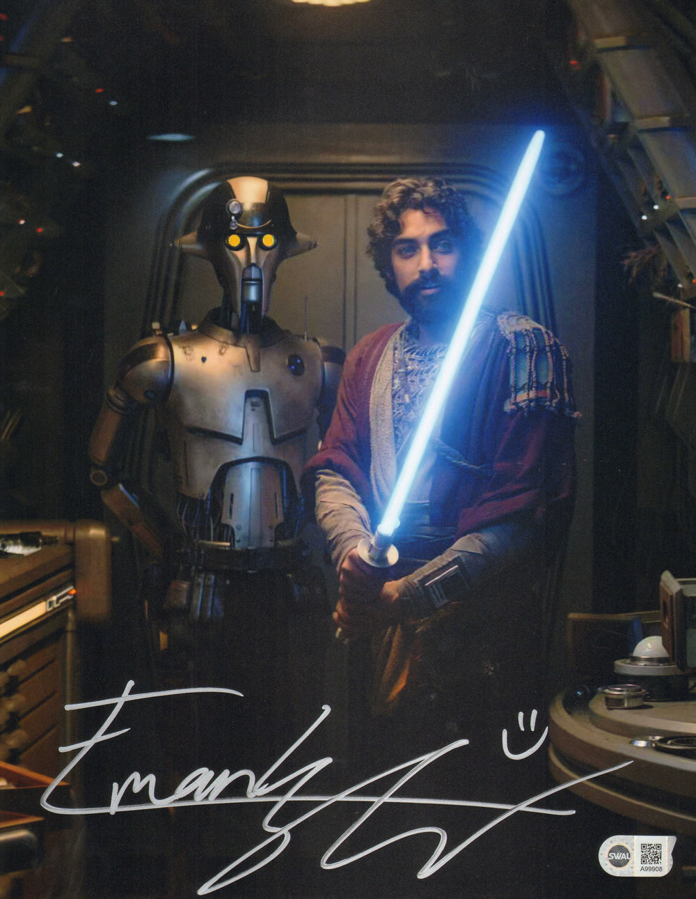 Eman Esfandi as Ezra Bridger in Star Wars: Ahsoka (SWAU) Signed 11x14
