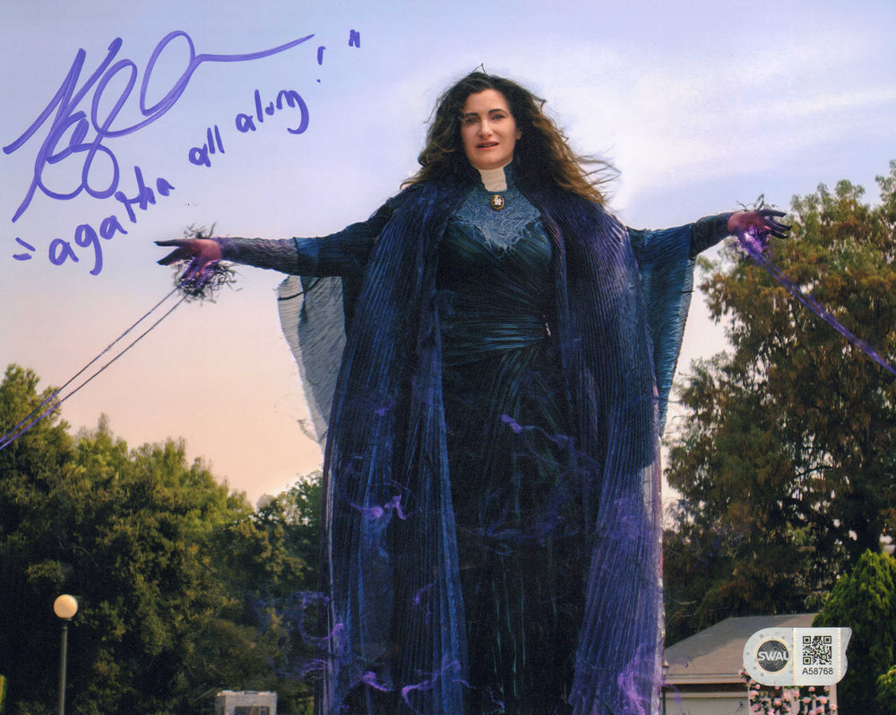 Kathryn Hahn as Agatha Harkness in WandaVision (SWAU) Signed 8x10 Photo with Quote