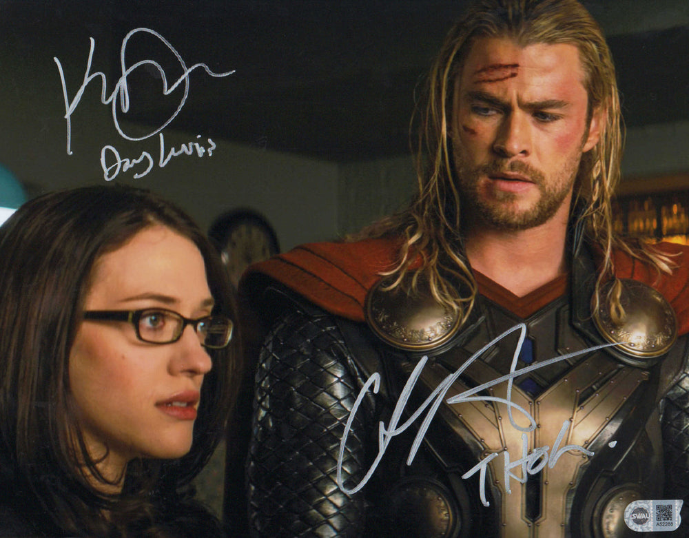 Marvel Thor Darcy Lewis signed by Kat Dennings 8x10 on sale SWAU COA