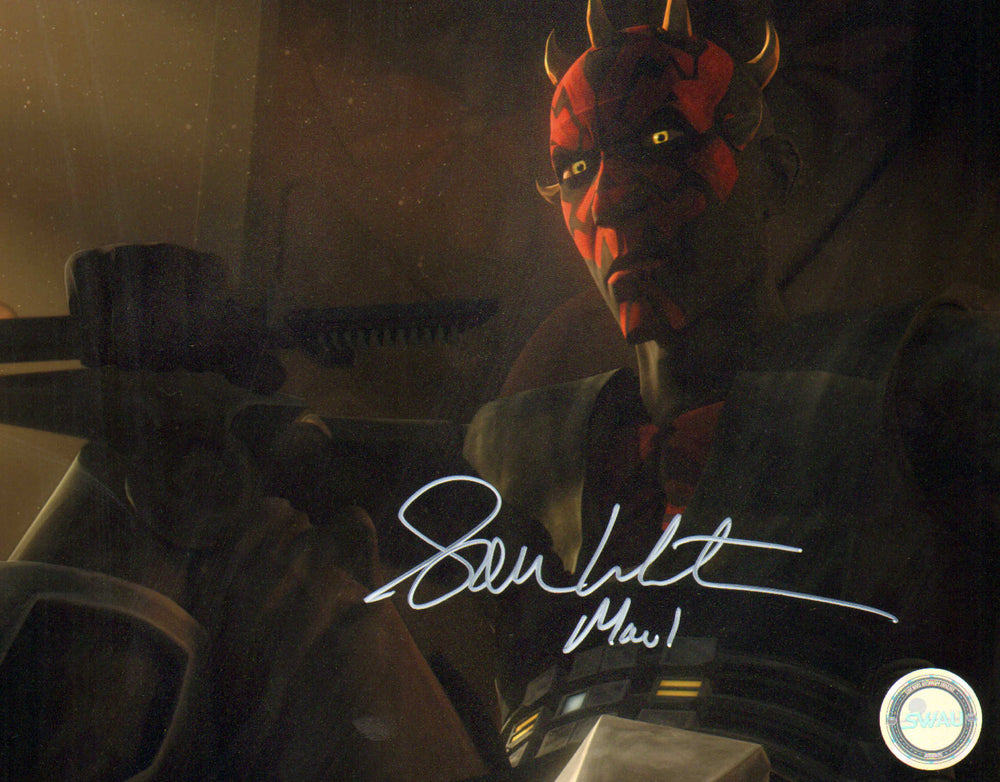 Sam Witwer as Darth Maul in Star Wars: The Clone Wars (SWAU) Signed 8x10 Photo with Character Name