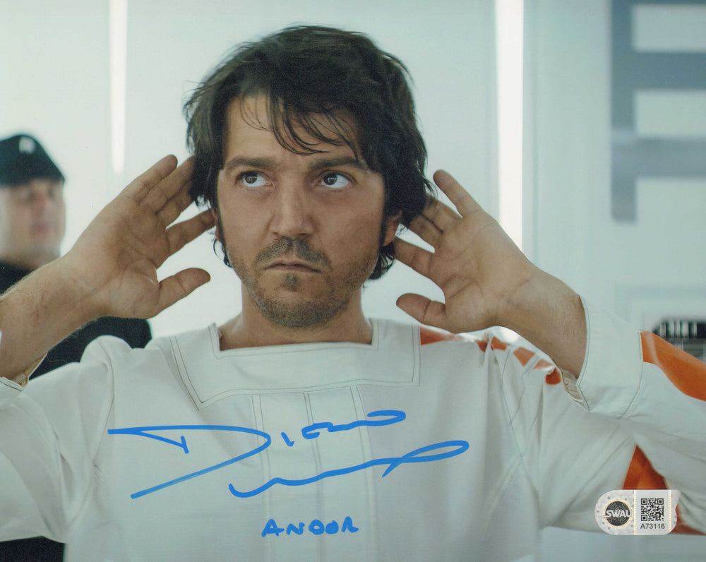 Diego Luna as Cassian Andor in Star Wars: Andor (SWAU) Signed 8x10 Photo with Character Name