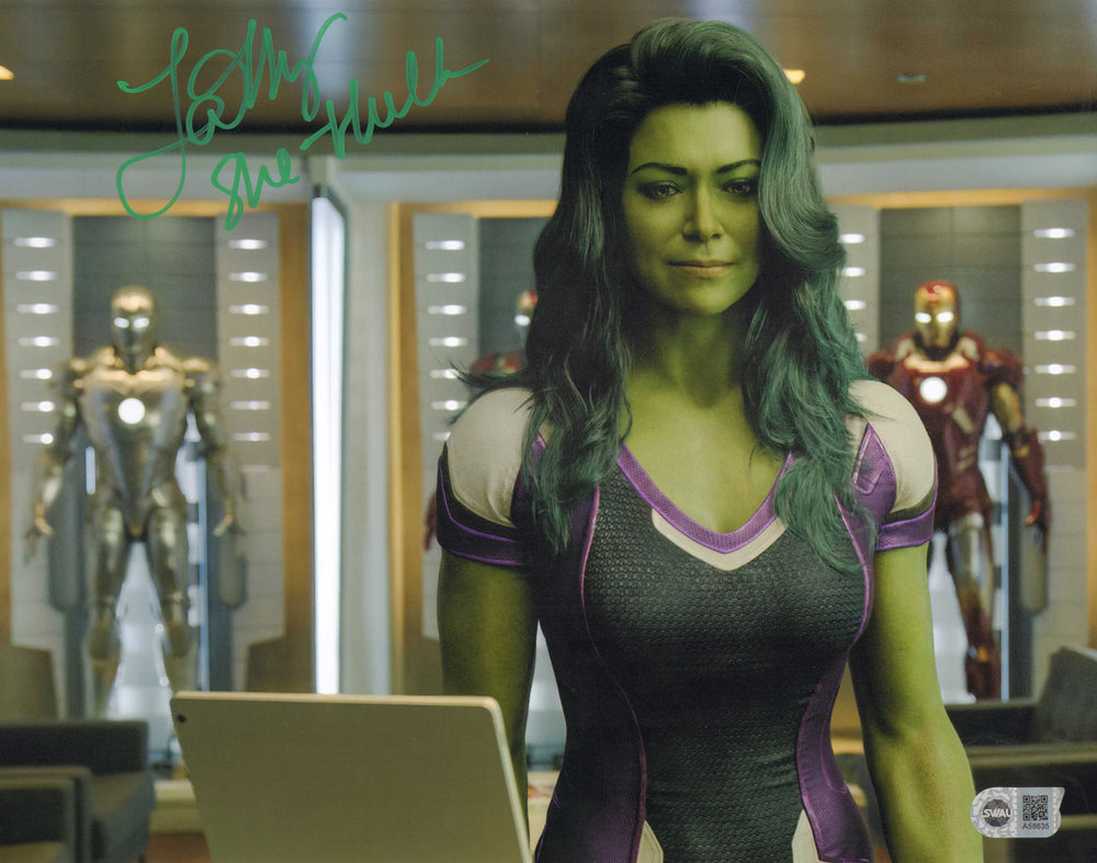 Tatiana Maslany as She-Hulk in She-Hulk: Attorney at Law (SWAU) Signed 11x14 Photo with Character Name