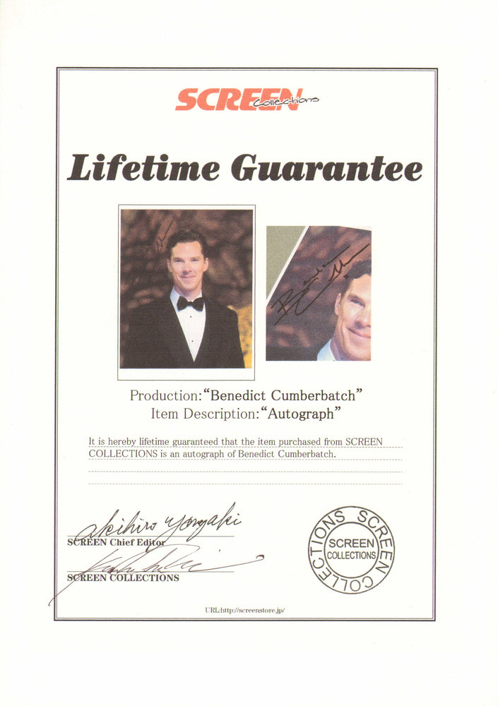 
                  
                    Benedict Cumberbatch from Doctor Strange, The Imitation Game, The Grinch, & The Power of the Dog Signed 8x10 Photo
                  
                