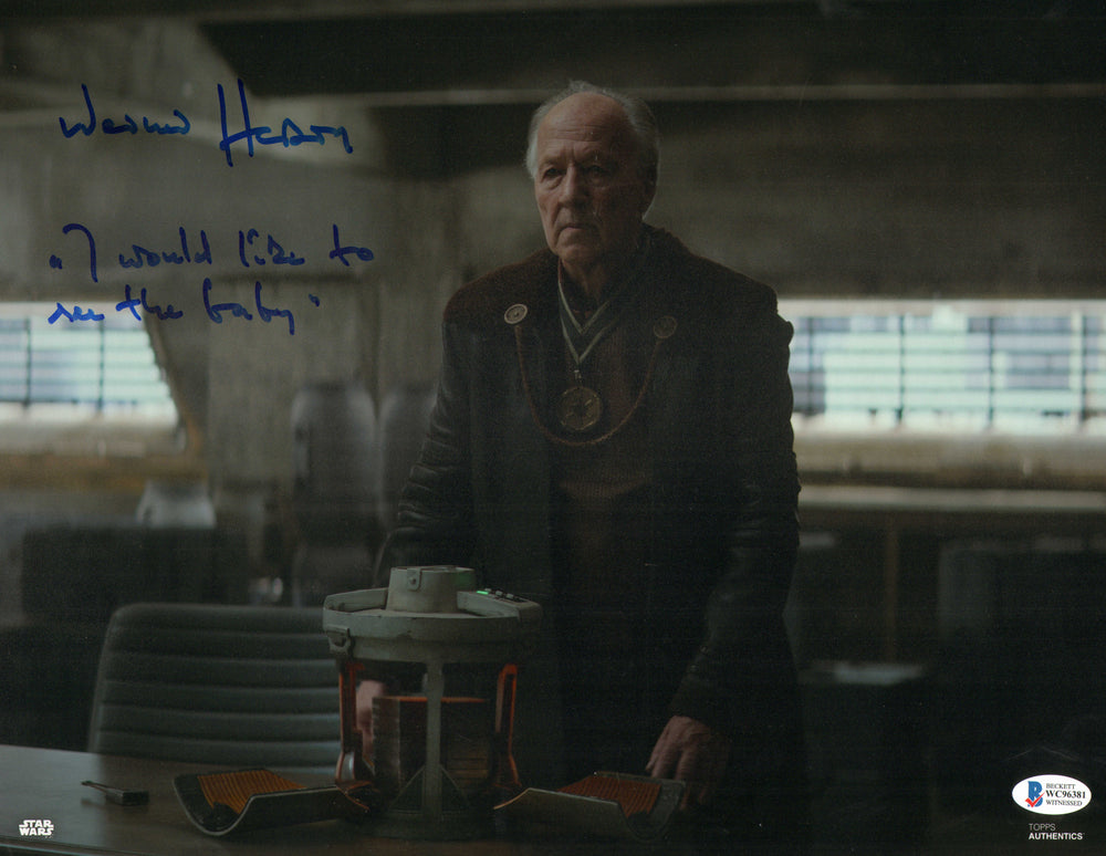 Werner Herzog as The Client in Star Wars: The Mandalorian (Beckett) Signed 11x14 Photo with Quote