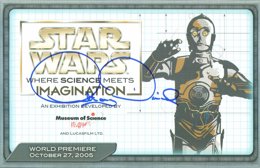 Anthony Daniels as C-3PO in Star Wars Signed 5.5x8.5 Postcard