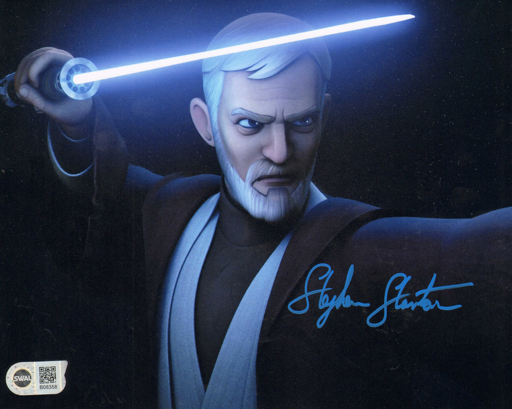 Stephen Stanton as Obi-Wan Kenobi in Star Wars: Rebels (SWAU) Signed 8x10 Photo