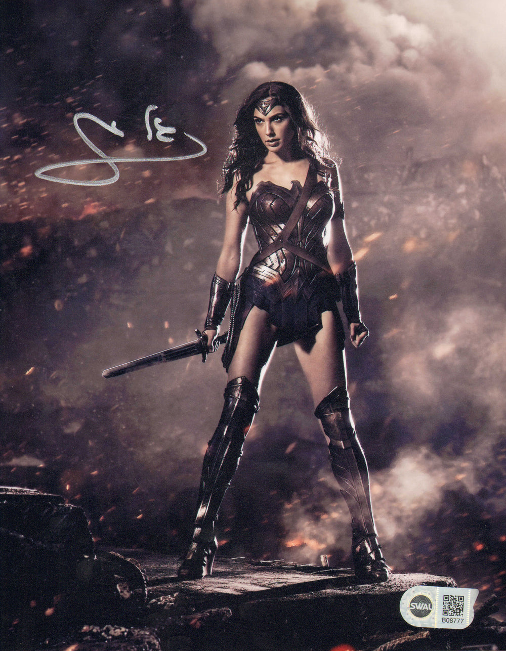 Gal Gadot as Wonder Woman in Batman v Superman: Dawn of Justice (SWAU) Signed 8x10 Photo