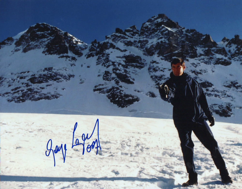 George Lazenby as James Bond 007 in On Her Majesty's Secret Service Signed 11x14 Photo