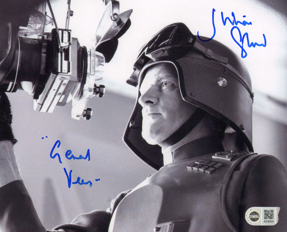 Julian Glover as General Veers in Star Wars: The Empire Strikes Back Signed (SWAU) 8x10 Photo with Character Name