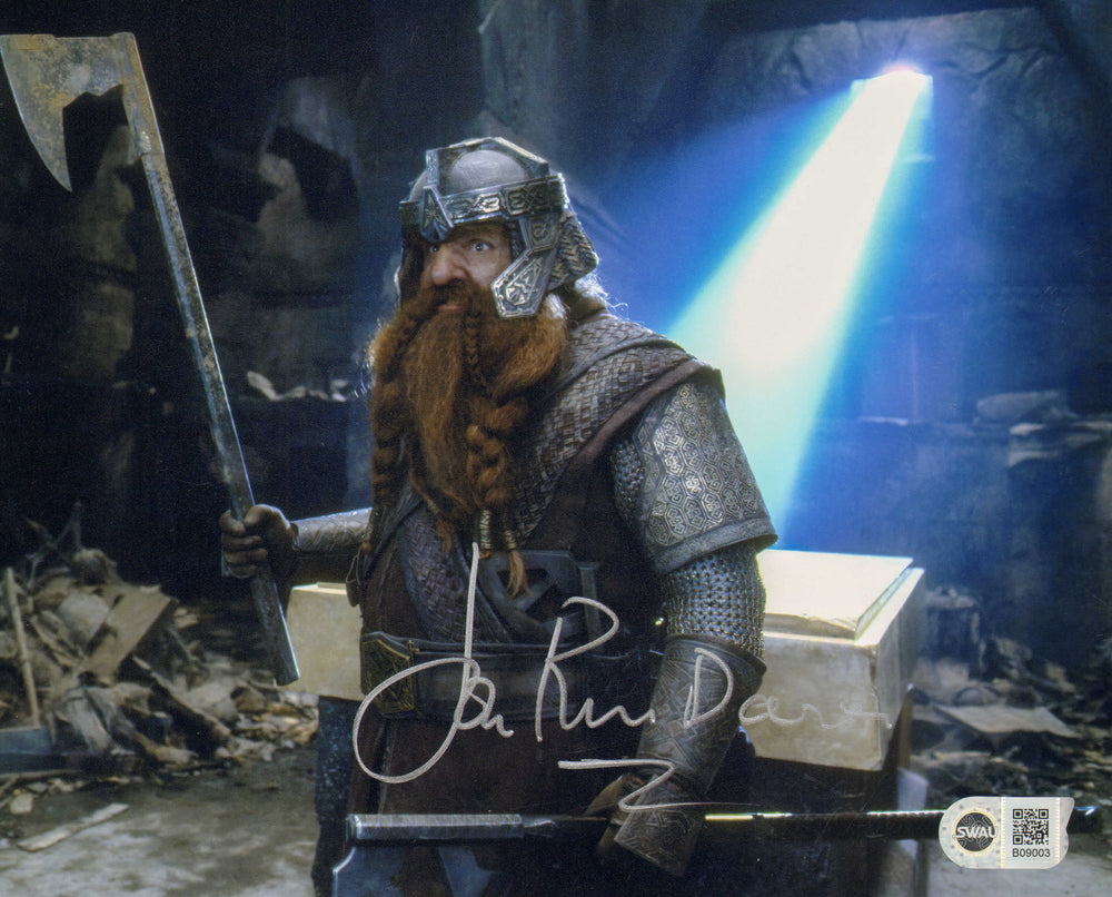 John Rhys-Davies as Gimli in The Lord of the Rings: The Fellowship of the Ring (SWAU) Signed 8x10 Photo