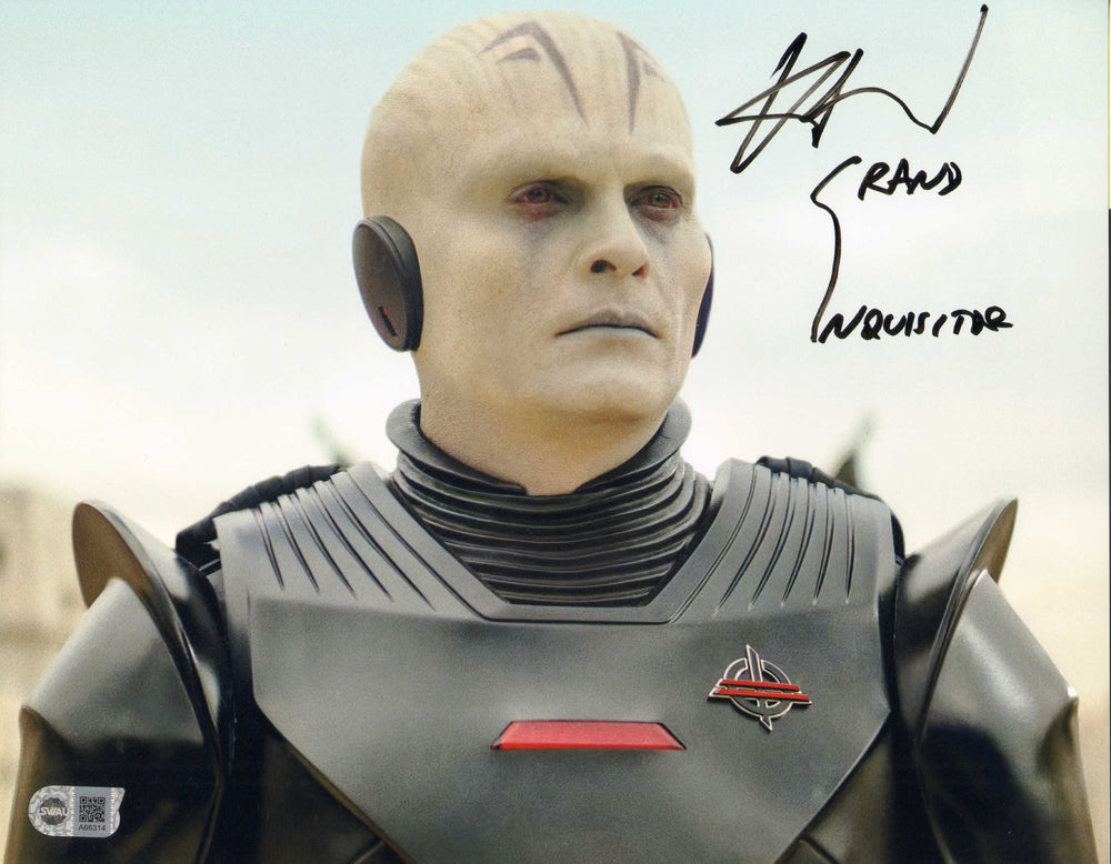 Rupert Friend as the Grand Inquisitor in Star Wars: Obi-Wan Kenobi (SWAU) Signed 11x14 Photo with Character Name