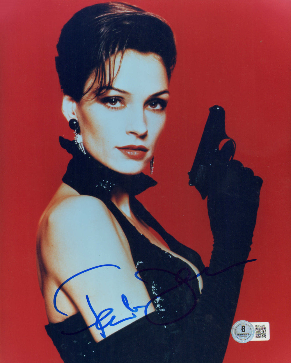 Famke Janssen as Xenia Onatopp in GoldenEye (Beckett) Signed 8x10 Photo