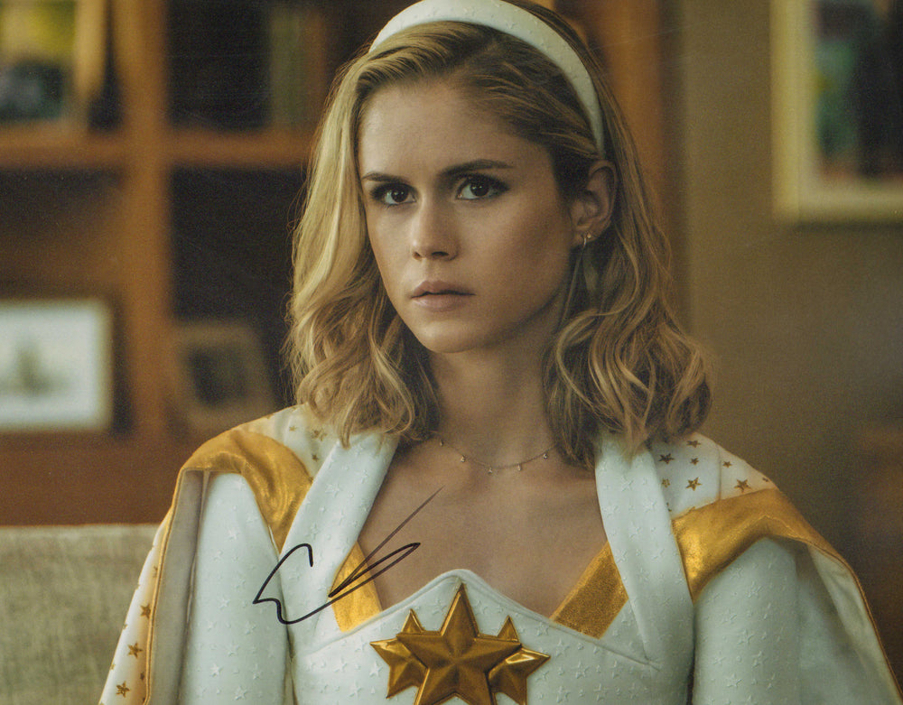Erin Moriarty as Starlight in The Boys Signed 11x14 Photo