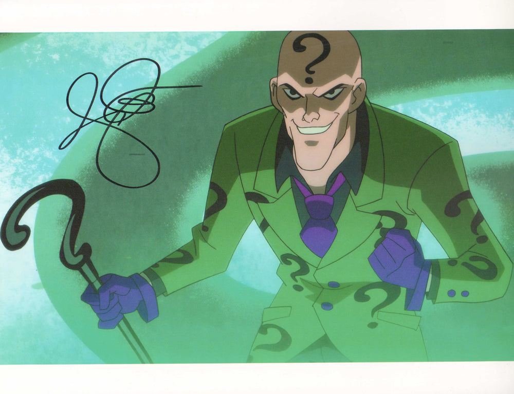Jim Rash as The Riddler in DCU Harley Quinn Signed 11x14 Photo