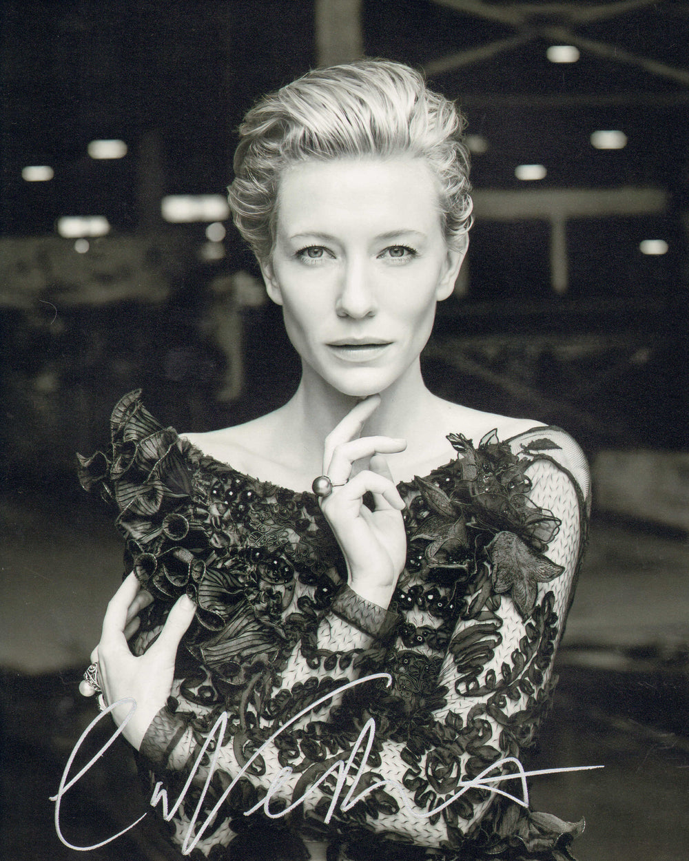 Cate Blanchett from The Lord of the Rings, Thor: Ragnarok, & Indiana Jones (SWAU) Signed 8x10 Photo