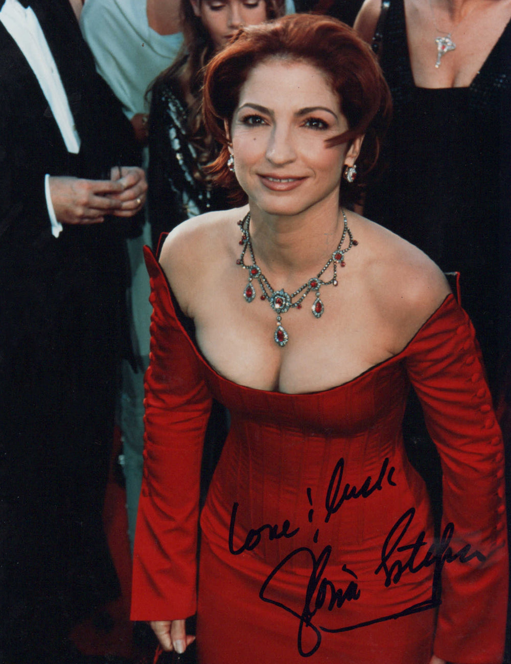 Gloria Estefan Singer at 2000 Academy Awards Sexy Signed 8x10 Photo