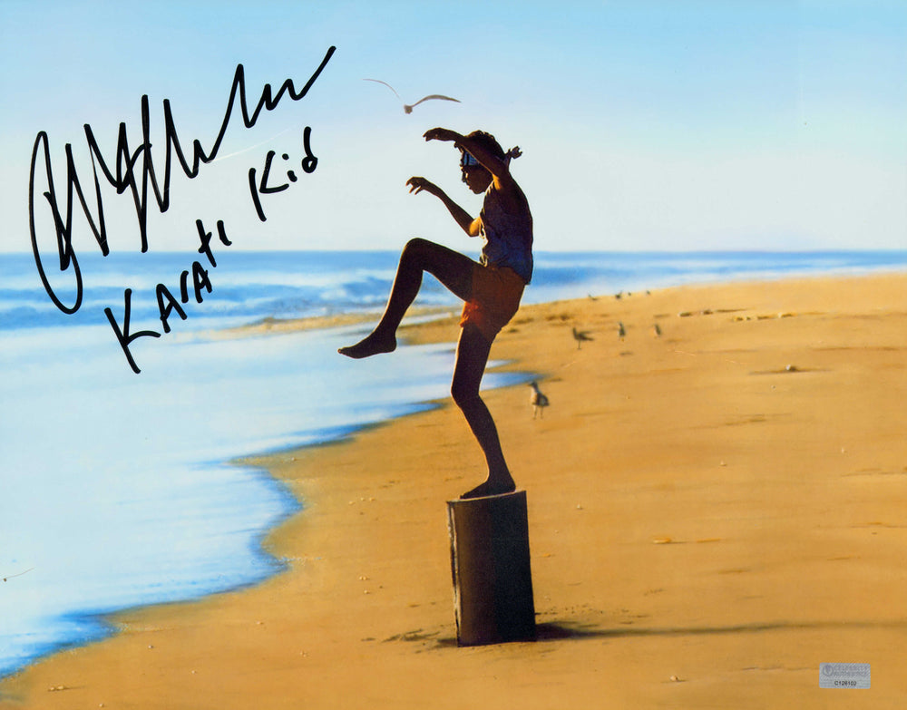 Ralph Macchio as Daniel LaRusso in The Karate Kid (Celebrity Authentics) Signed 11x14 Photo with Character Name