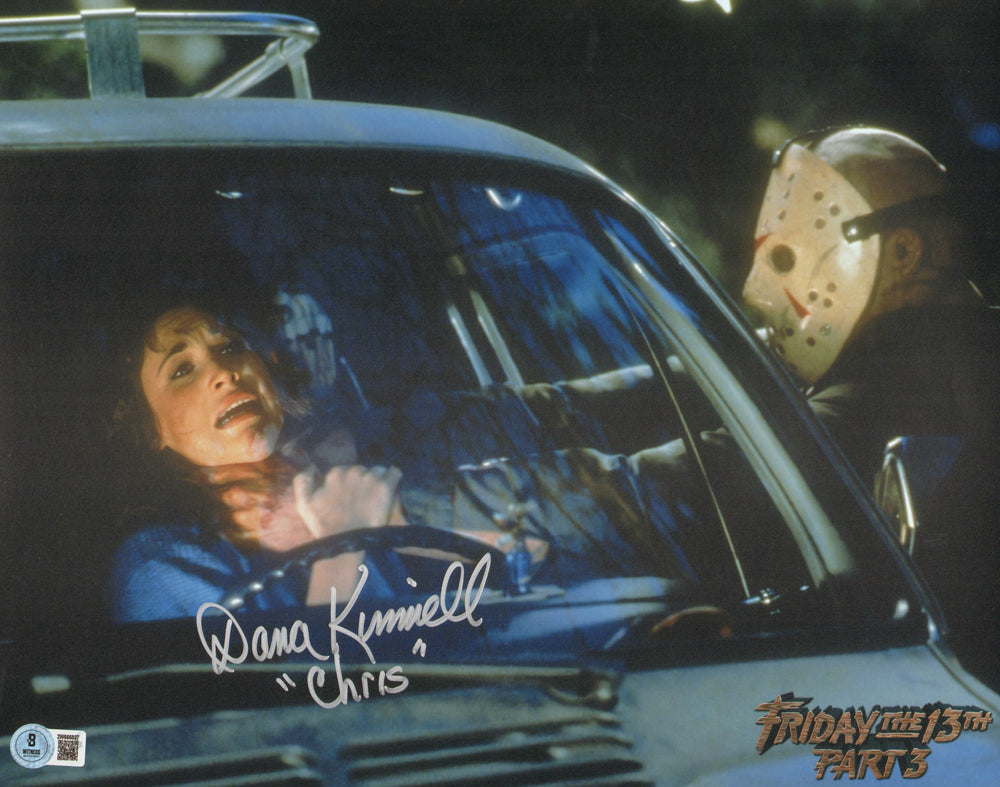 Dana Kimmell as Chris Higgins in Friday the 13th Part III (Beckett) Signed 11x14 Photo with Character Name