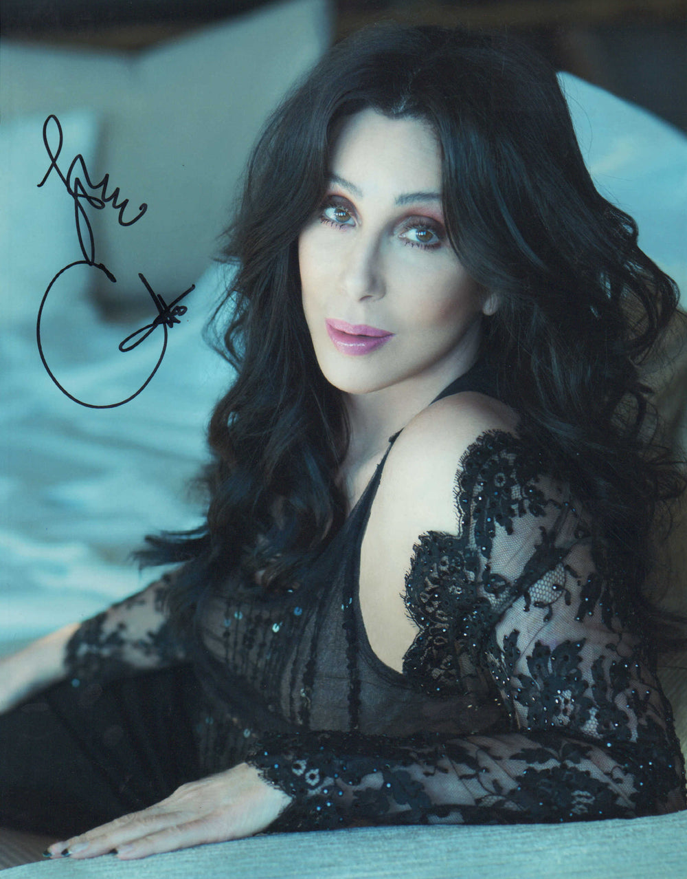Cher Singer Sexy Signed 11x14 Photo