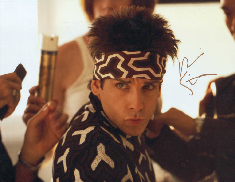 Ben Stiller as Derek Zoolander in Zoolander Signed 11x14 Photo