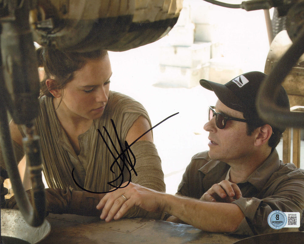 J.J. Abrams as Director of Star Wars: The Force Awakens (Beckett) Signed 8x10 Photo