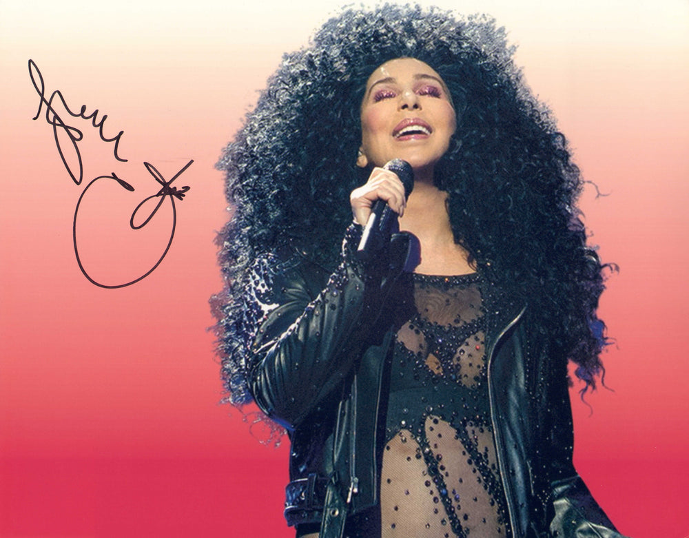 Cher Singer (Beckett) Signed 11x14 Photo