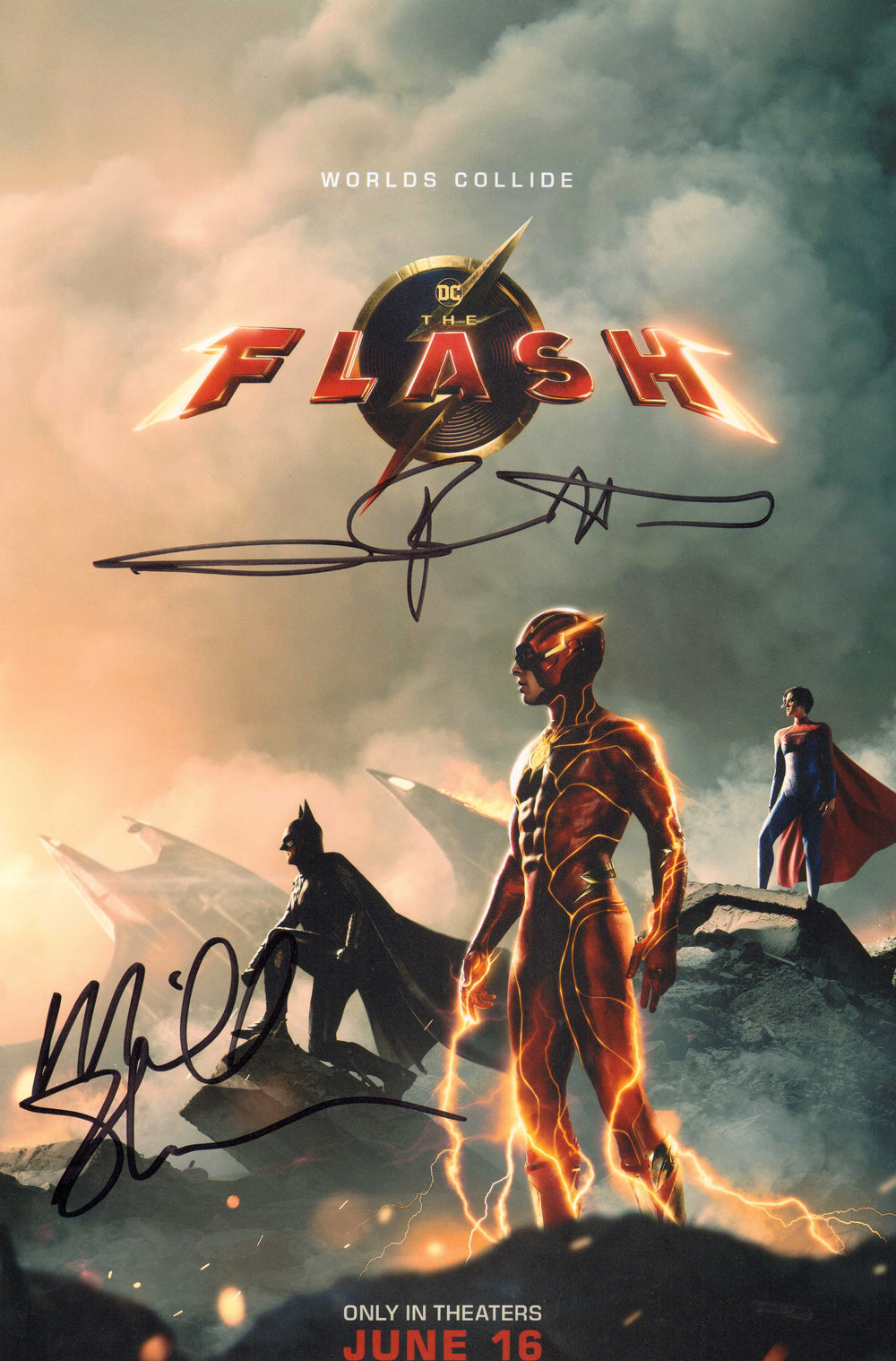 Andy Muschietti Director & Michael Shannon as General Zod in The Flash 11x17 Mini Poster