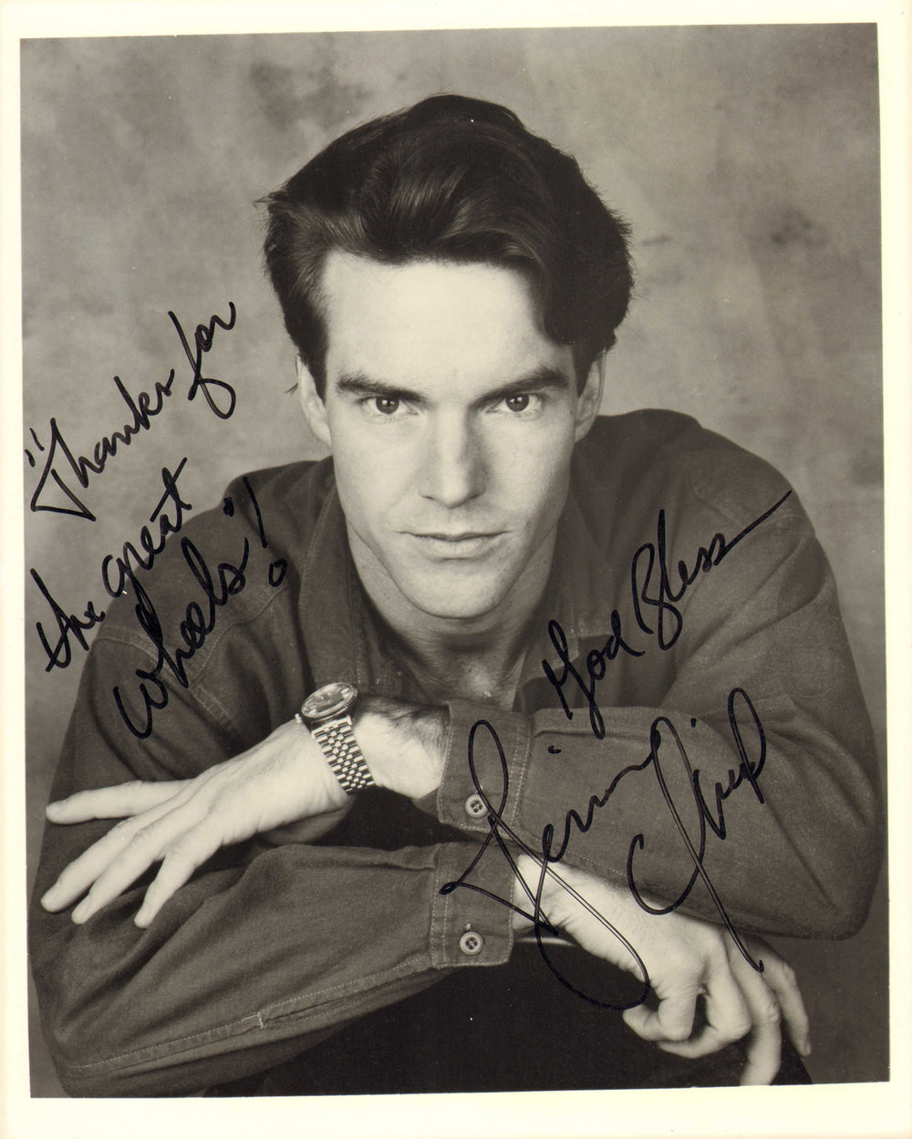 Dennis Quaid from Footloose, The Parent Trap, & The Substance Signed 8x10 Photo