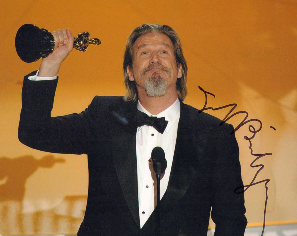 Jeff Bridges from The Big Lebowski, White Squall, & Iron Man Signed 8x10 Photo