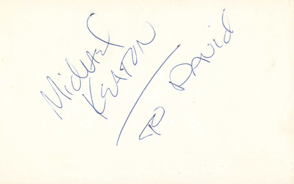 Michael Keaton from Batman, Beetlejuice, & The Flash Signed 4x6 Index Card
