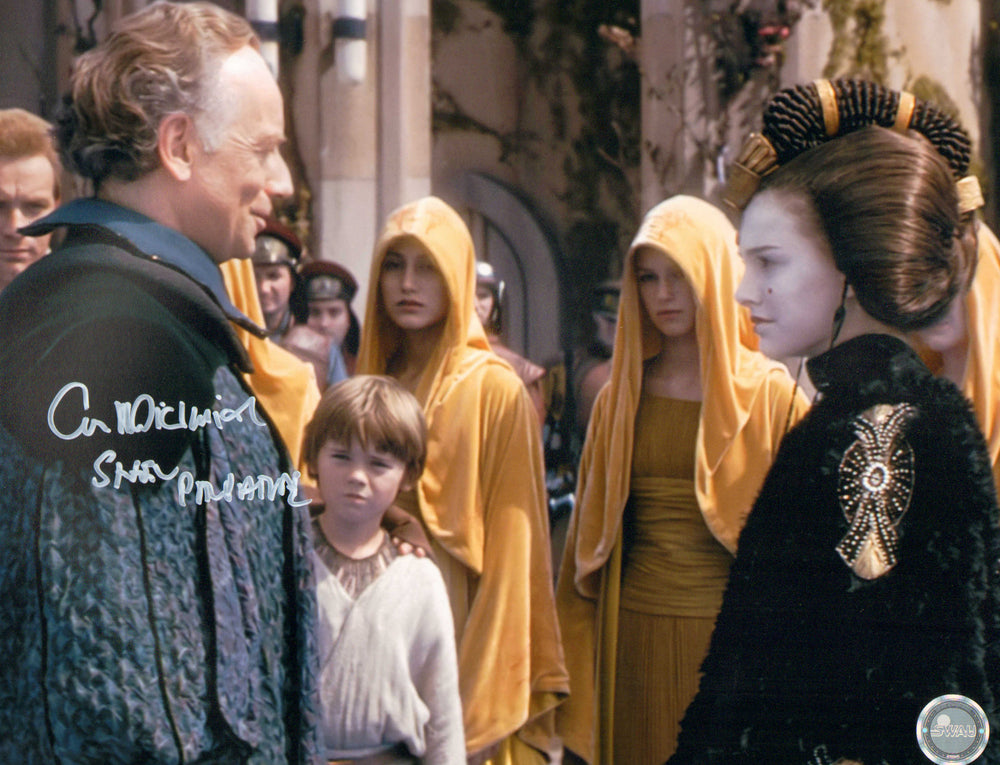 Ian McDiarmid as Senator Palpatine in Star Wars Episode I: The Phantom Menace (SWAU) Signed 11x14 Photo with Character Name