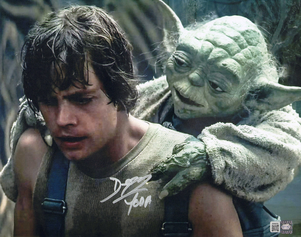 Deep Roy as Yoda in Star Wars: The Empire Strikes Back Signed 11x14 Photo with Character Name