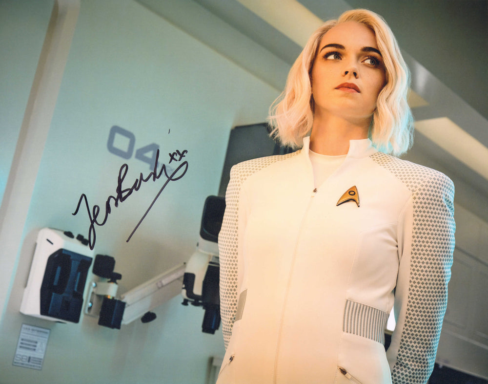 Jess Bush as Nurse Christine Chapel in Star Trek: Strange New Worlds Signed 11x14 Photo