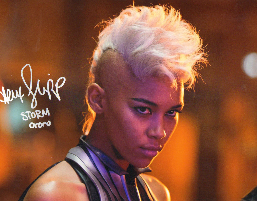 Alexandra Shipp as Storm/Ororo in X-Men: Apocalypse Signed 11x14 Photo with Character Name