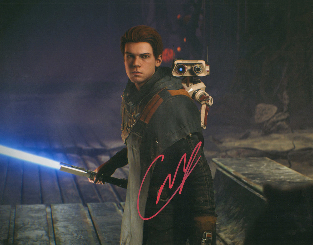 Cameron Monaghan as Cal Kestis in Star Wars Jedi: Fallen Order Signed 11x14 Photo