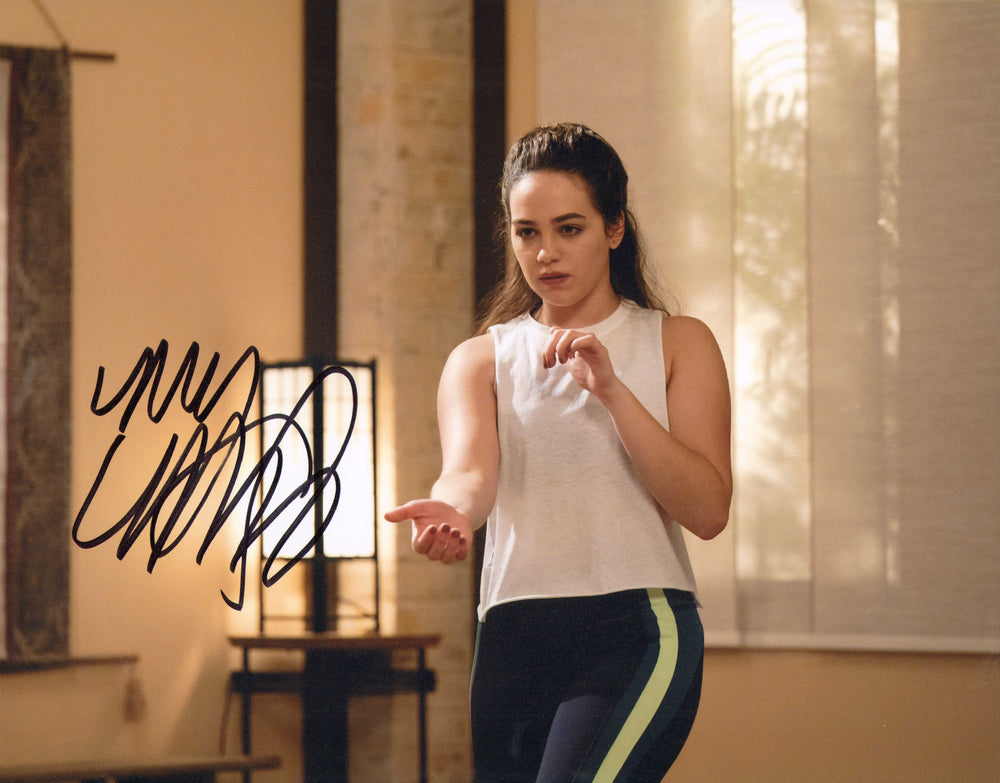 Mary Mouser as Samantha LaRusso in Cobra Kai Signed 11x14 Photo