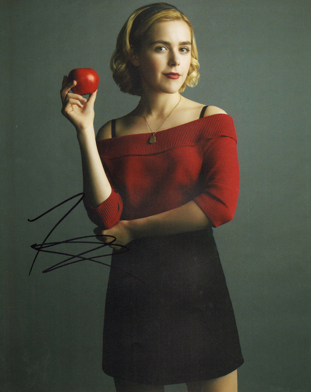 Kiernan Shipka as Sabrina Spellman in The Chilling Adventures of Sabrina Signed 11x14 Photo
