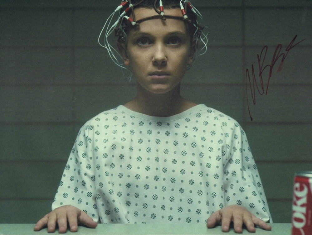 Millie Bobby Brown as Eleven in Stranger Things Signed 11x14 Photo