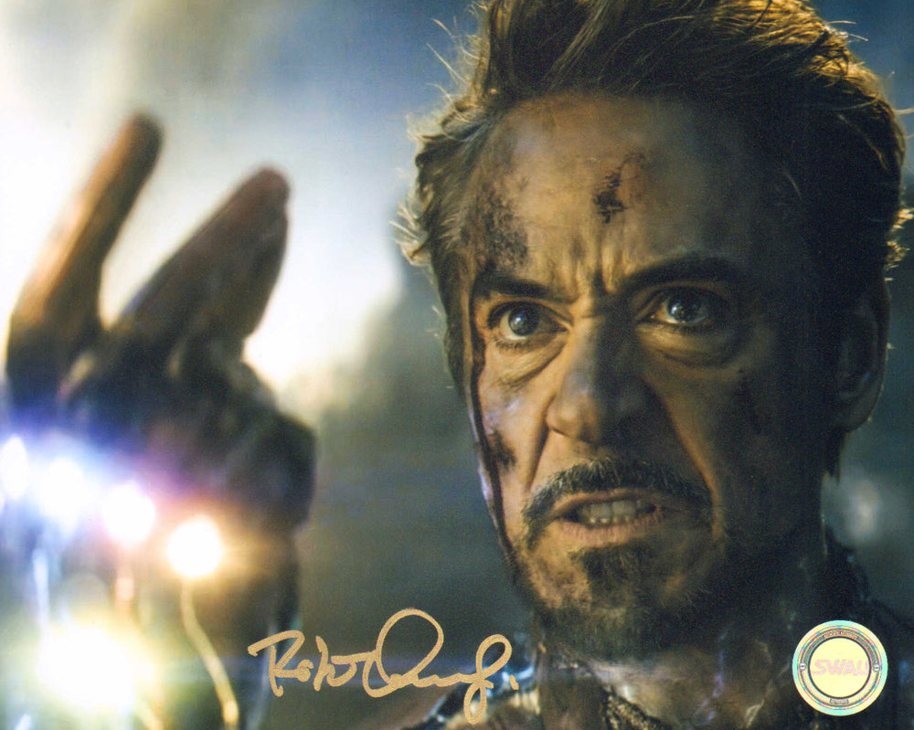 Robert Downey Jr as Tony Stark / Iron Man in Avengers: Endgame (SWAU) Signed 8x10 Photo