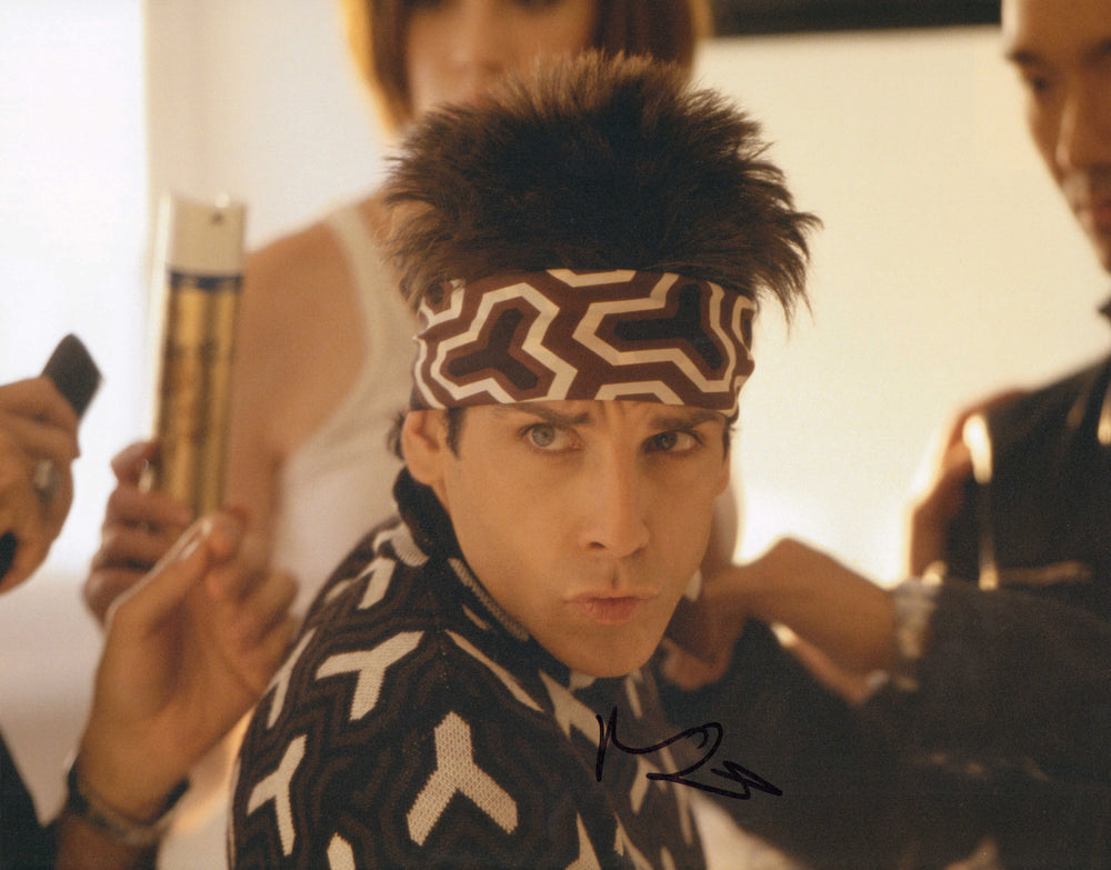 Ben Stiller as Derek Zoolander in Zoolander Signed 11x14 Photo