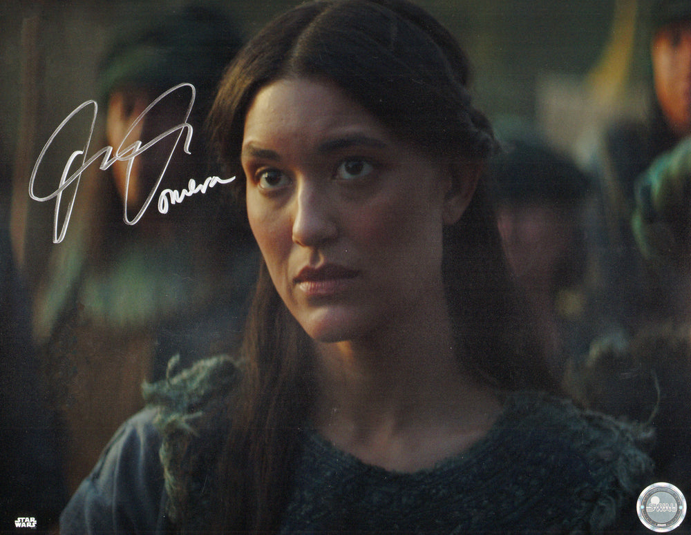 Julia Jones as Omera in Star Wars: The Mandalorian (SWAU) Signed 11x14 Photo with Character Name