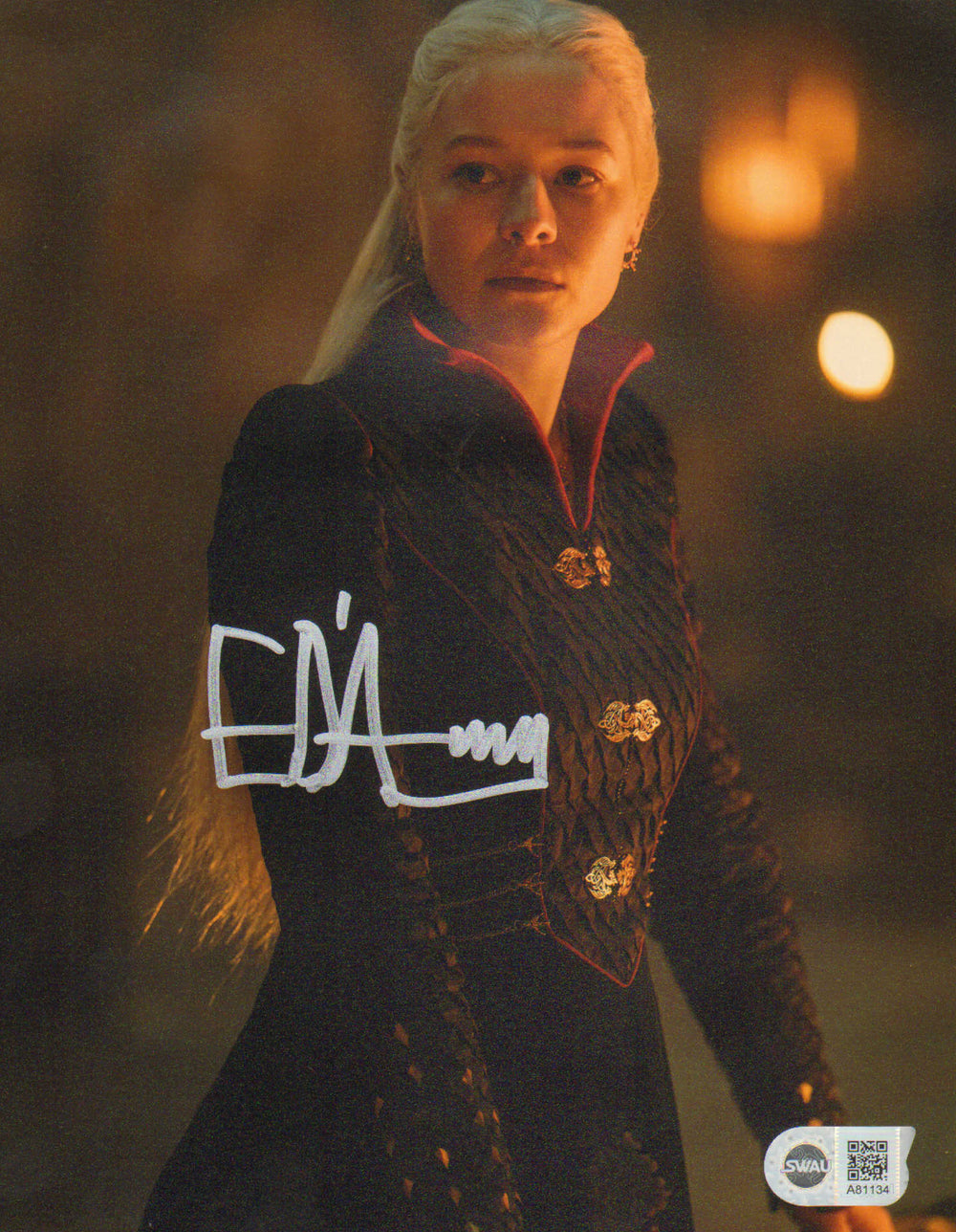 Emma D'Arcy as Rhaenyra Targaryen in HBO's House of the Dragon (SWAU) Signed 8x10 Photo